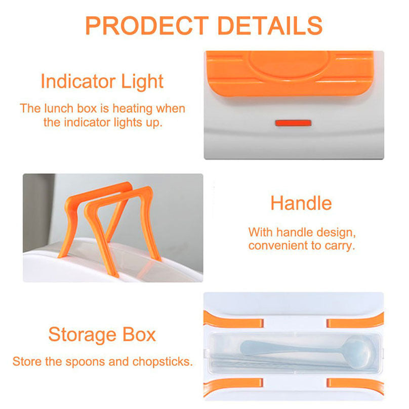 Stainless steel electric lunch box