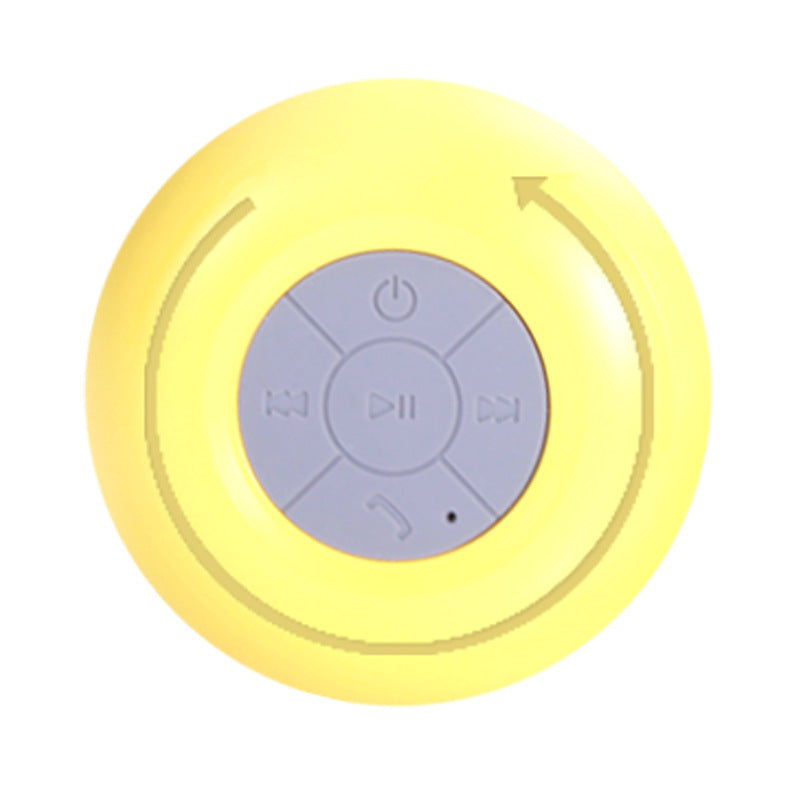 Portabel Vattentät Mini Bluetooth-Högtalare med Sugkopp