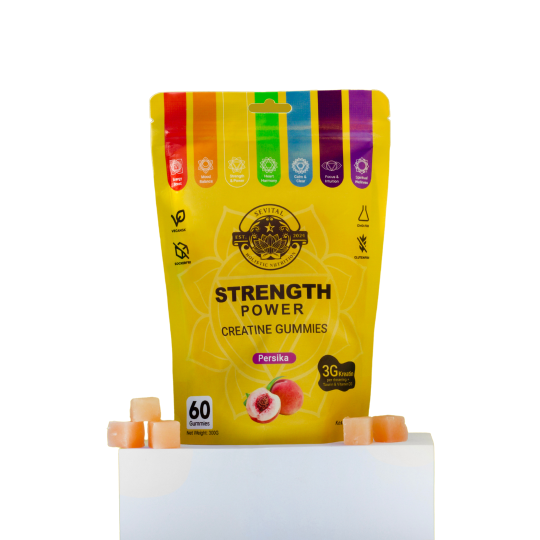 Kreatin Gummies – sockerfria tuggisar för styrka & prestation