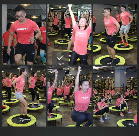 Hexagon Studsmatta – stabil tränings- och fitness-trampolin