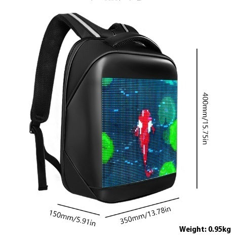 LED-ryggsäck for laptop med vattentät design