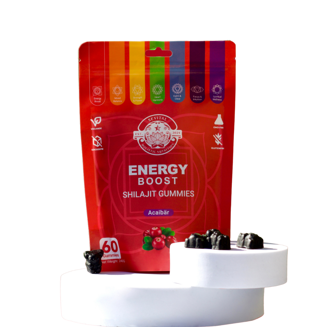 Shilajit Gummies – sockerfria tuggisar för energi & uthållighet