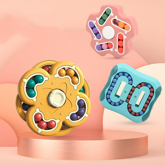 Magisk bönleksak – fingertoppssnurra & stressleksak för barn