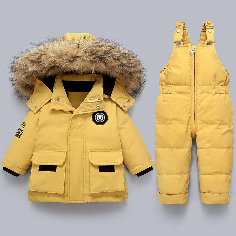 Children's Fashion Down Jacket with matching pants