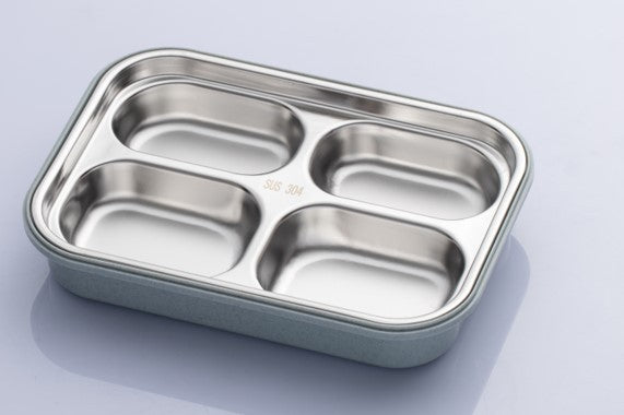 Nordic Style Lunch Box 304 Stainless Steel Multi Lattice Lunch Box