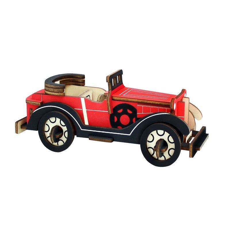 New Wooden Three-dimensional Puzzle DIY Creative Children's Toys
