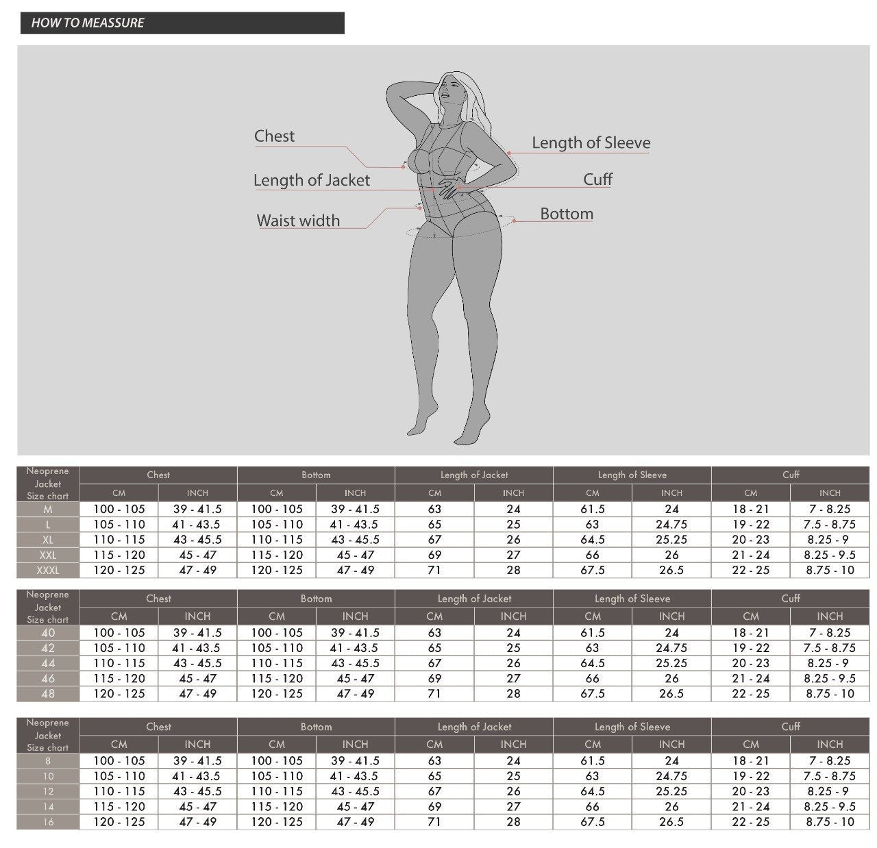 Neoprene Sports Jacket – Warm & Functional