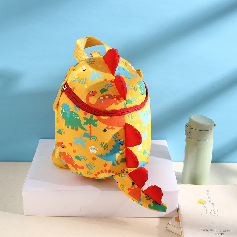 Children's Backpack with Anti-Loss Function - Cartoon Dinosaur