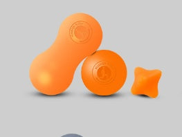 Massageboll i Silikon, Jordnötsformad för Rygg, Ben & Axlar