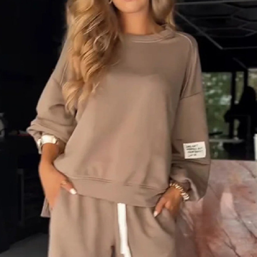 Set with wide trousers and top up to 5 XL