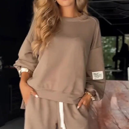 Set with wide trousers and top up to 5 XL