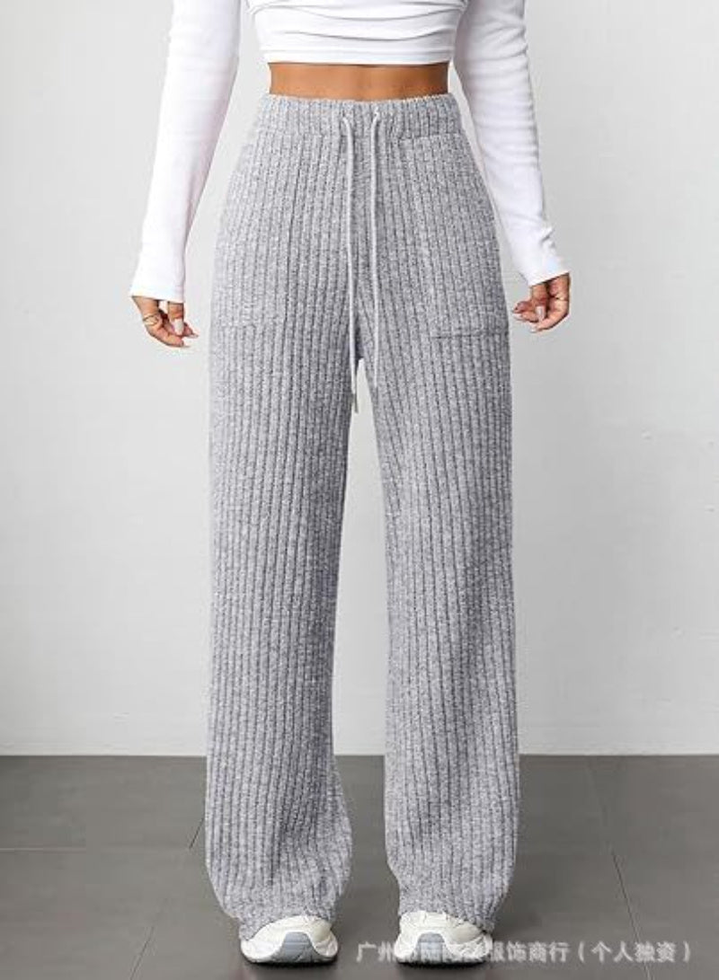 Casual Loose Knitted Women's Trousers
