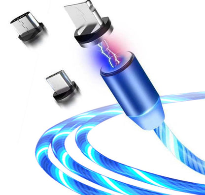 Luminous LED Magnetic Charging Cable – Apple, Android and Type-C