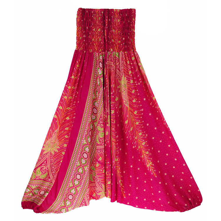 Lediga yogabyxor i haremstil. Perfekt för yoga och dans