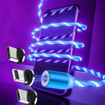 Luminous LED Magnetic Charging Cable – Apple, Android and Type-C