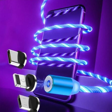Luminous LED Magnetic Charging Cable – Apple, Android and Type-C