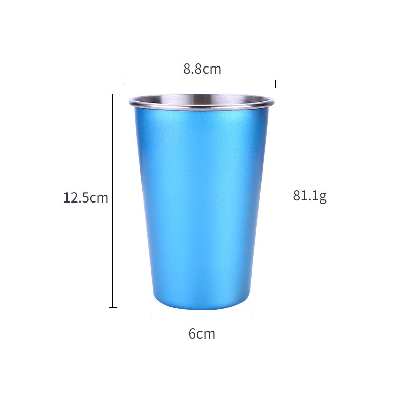 Mugg i rostfritt stål 304 – 500 ml färgad design