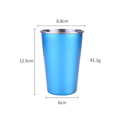 Mugg i rostfritt stål 304 – 500 ml färgad design