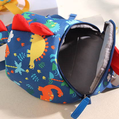 Children's Backpack with Anti-Loss Function - Cartoon Dinosaur