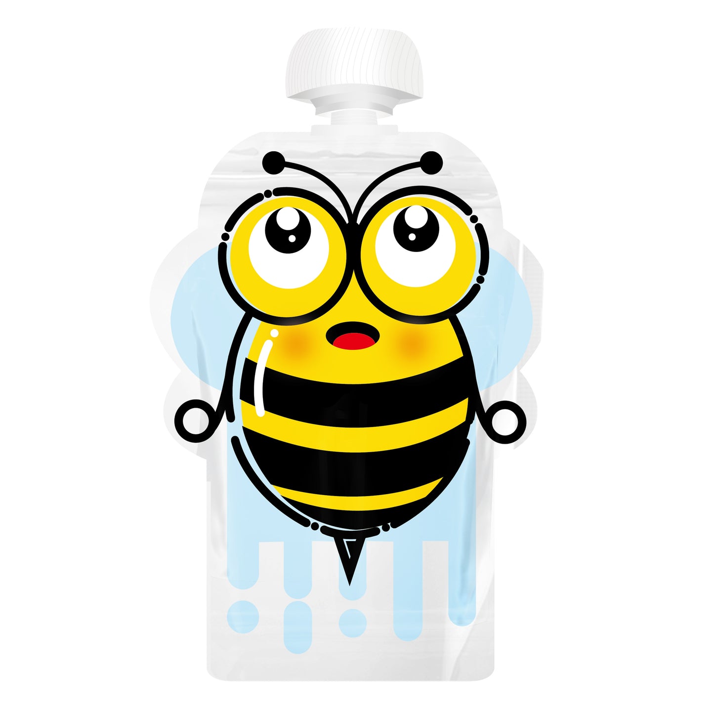 Food bag for fruit puree and homemade baby food