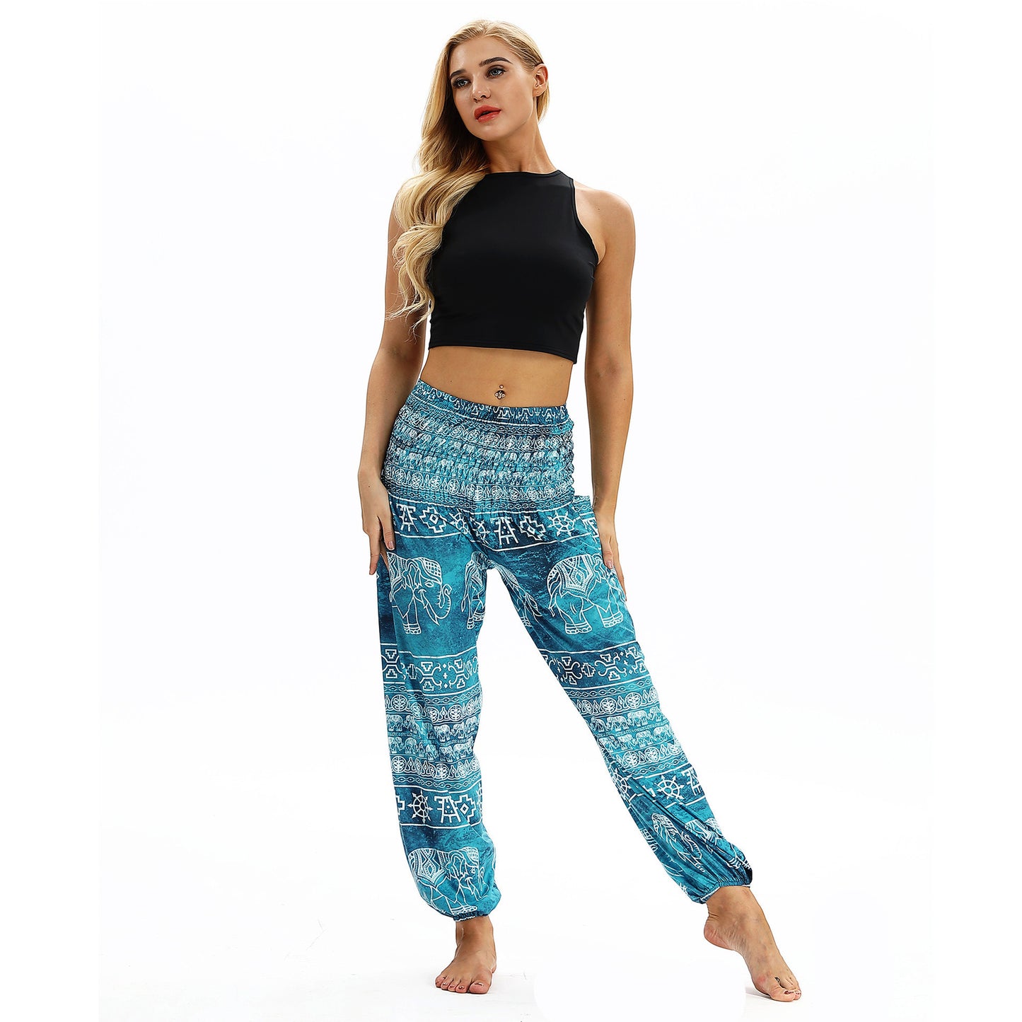 Elegant and airy pants for dance and yoga
