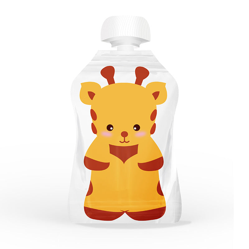 Food bag for fruit puree and homemade baby food