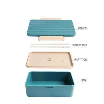 Simple wave lunch box