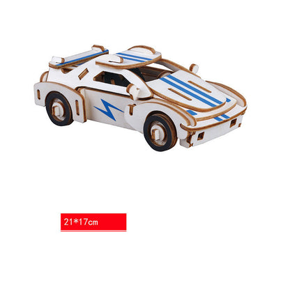 New Wooden Three-dimensional Puzzle DIY Creative Children's Toys