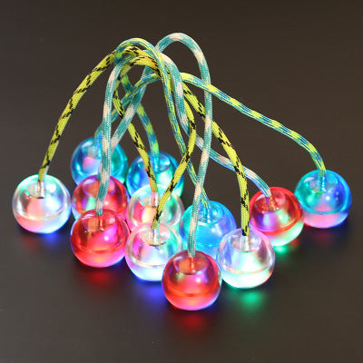 LED Yo-Yo Fingerboll – färgglad stressboll med ljus