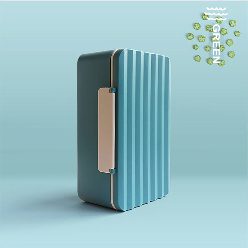 Simple wave lunch box