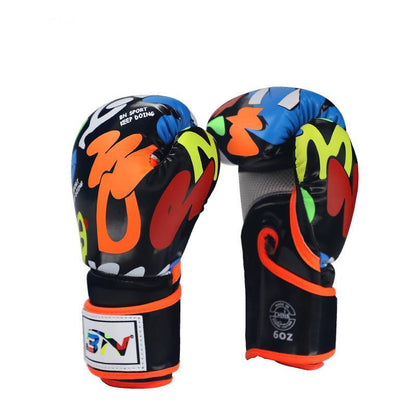 PU Leather Boxing Gloves – For Sanda and Muay Tha