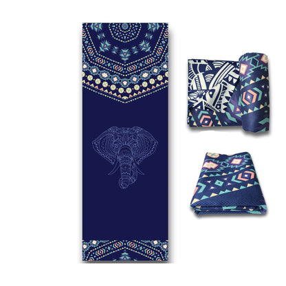 Microfiber Yoga Mat – Non-Slip &amp; Absorbent for Yoga &amp; Exercise