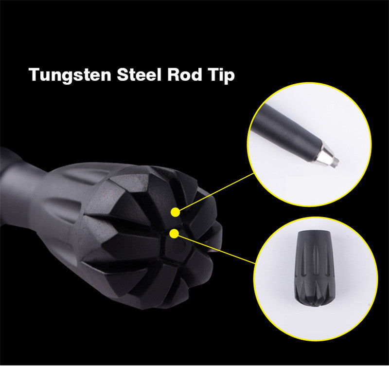 Multifunktionell Kolfiber Trekkingstav – Teleskopisk och Hopfällbar