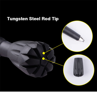 Multifunktionell Kolfiber Trekkingstav – Teleskopisk och Hopfällbar