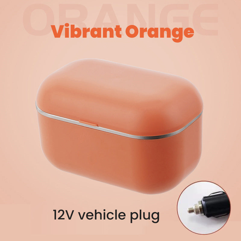 Elektrisk Uppvärmningsbar Lunchlåda i Rostfritt Stål – Plug-in Isolerad | Portabel Matlåda