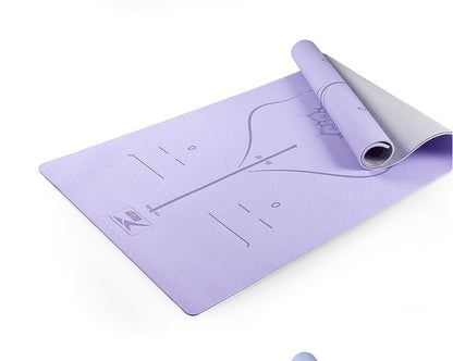 Thick and wide TPE yoga mat good for beginners