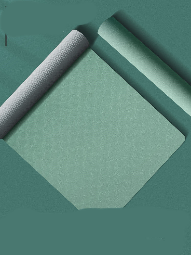 Thick and wide TPE yoga mat good for beginners