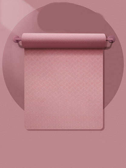 Thick and wide TPE yoga mat good for beginners