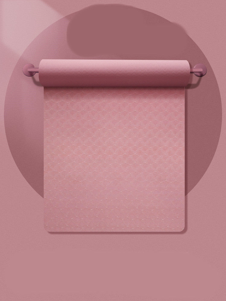 Thick and wide TPE yoga mat good for beginners