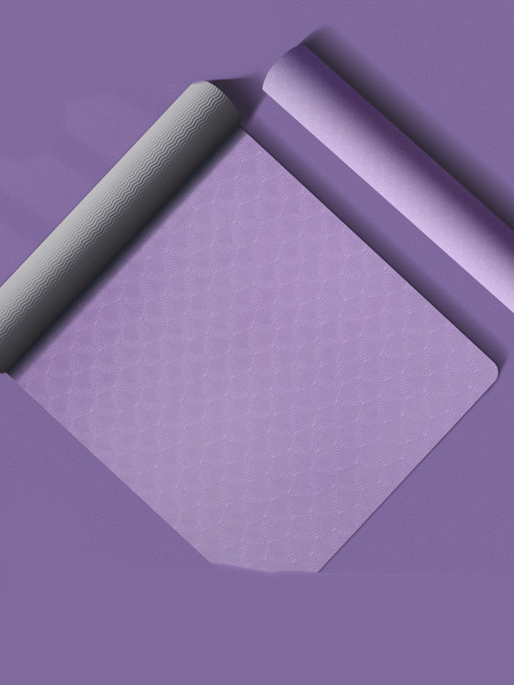 Thick and wide TPE yoga mat good for beginners