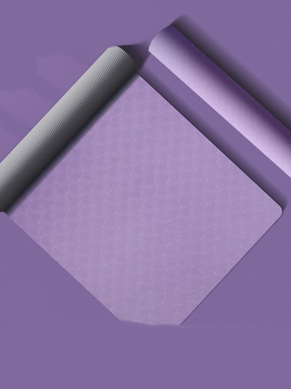 Thick and wide TPE yoga mat good for beginners
