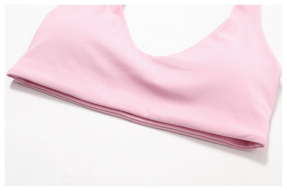 Stylish sports bra with support and comfort