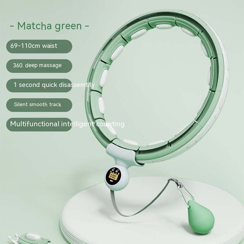 Effektiv midjeträning med avtagbar fitnessvikt