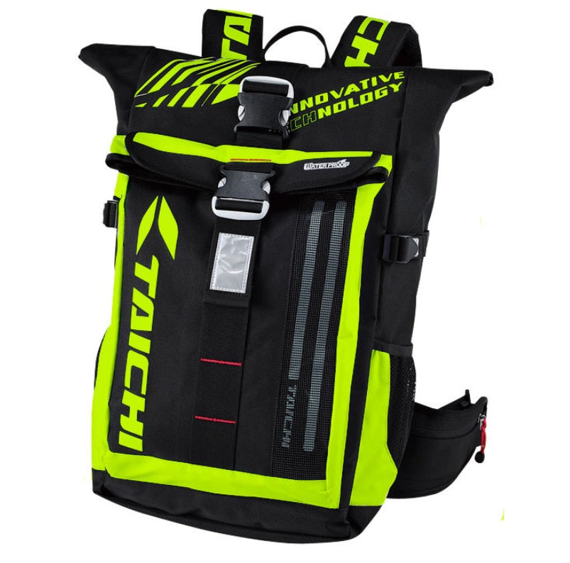 Racing backpack with LED night light – water-resistant design