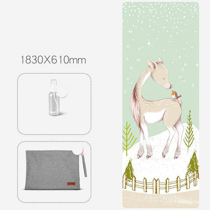 Anti-slip yoga matta