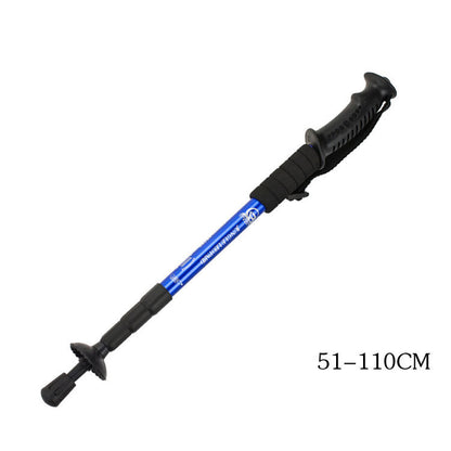 Multifunktionell Teleskopisk Trekkingstav i Flygplansaluminium