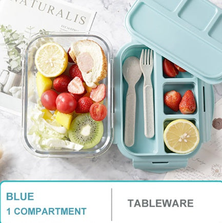 Glass lunch box made of Borosilicate glass – Pyrex, Airtight &amp; Oven and Microwave safe