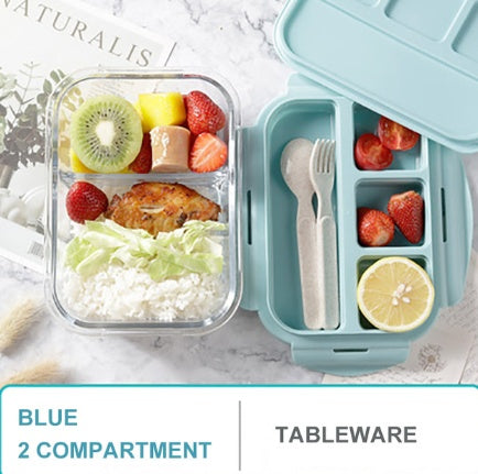 Glass lunch box made of Borosilicate glass – Pyrex, Airtight &amp; Oven and Microwave safe