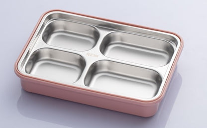 Nordic Style Lunch Box 304 Stainless Steel Multi Lattice Lunch Box
