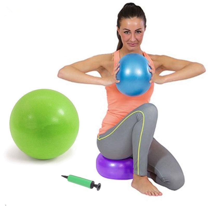 Yoga and gymnastics ball 20 cm – anti-burst &amp; non-slip
